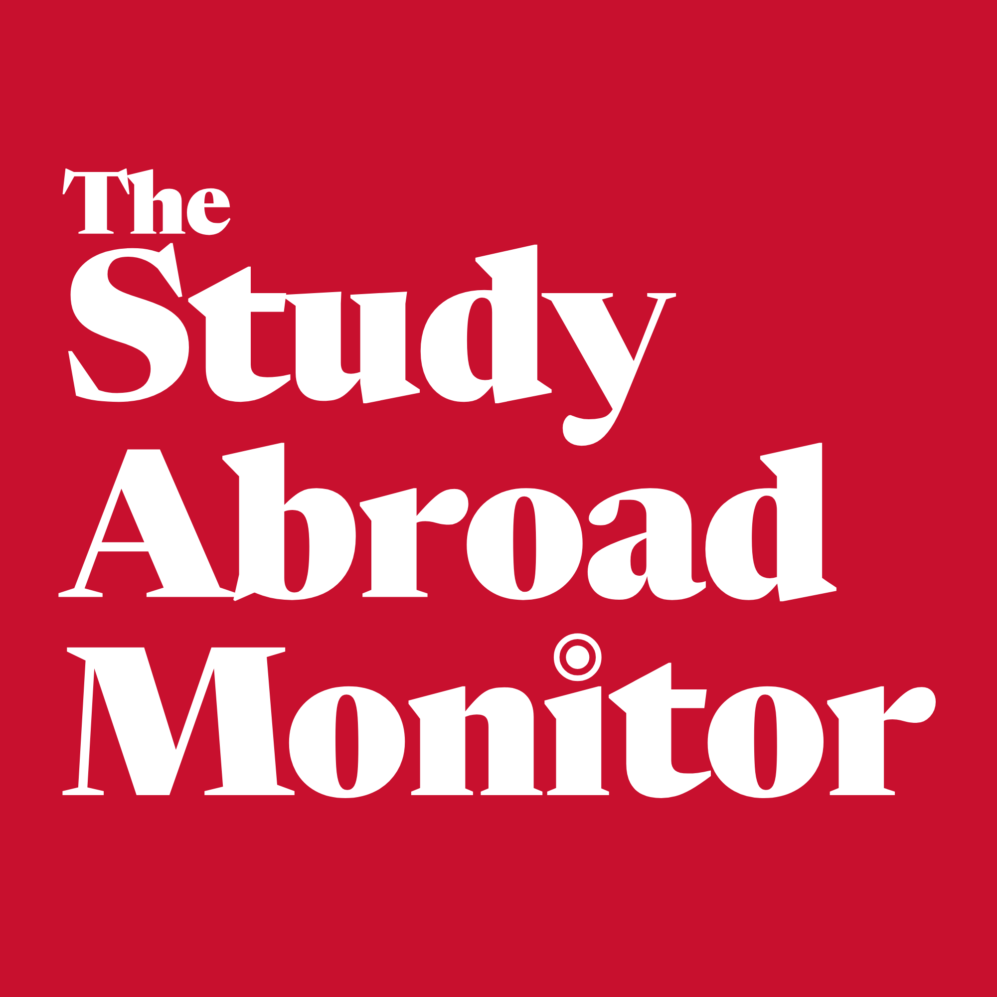 The Study Abroad Monitor official red logo